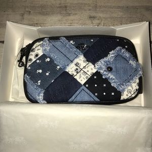 NWT Coach Denim Skull Print Crossbody